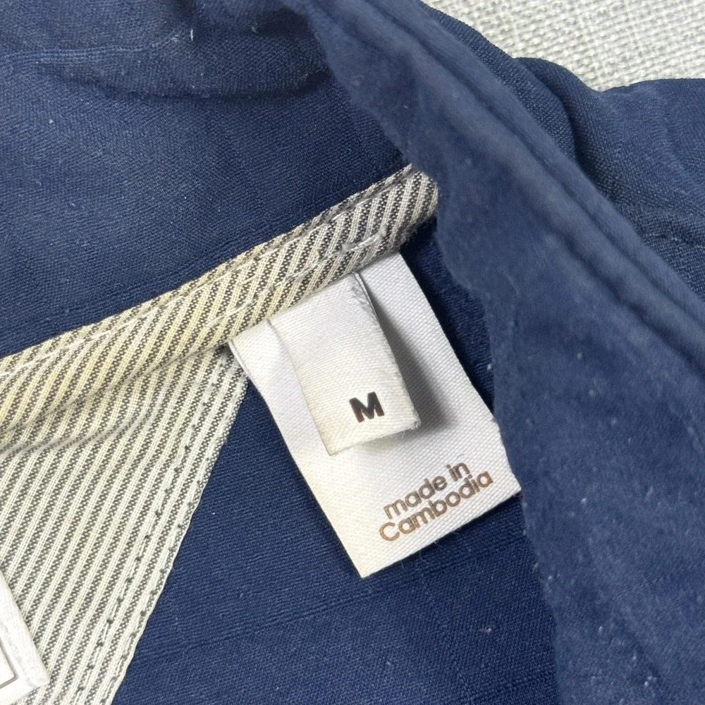 Adidas AdiPure Basic Golf Jacket‎ Mens Medium Quilted Blue Insulated Full Zip